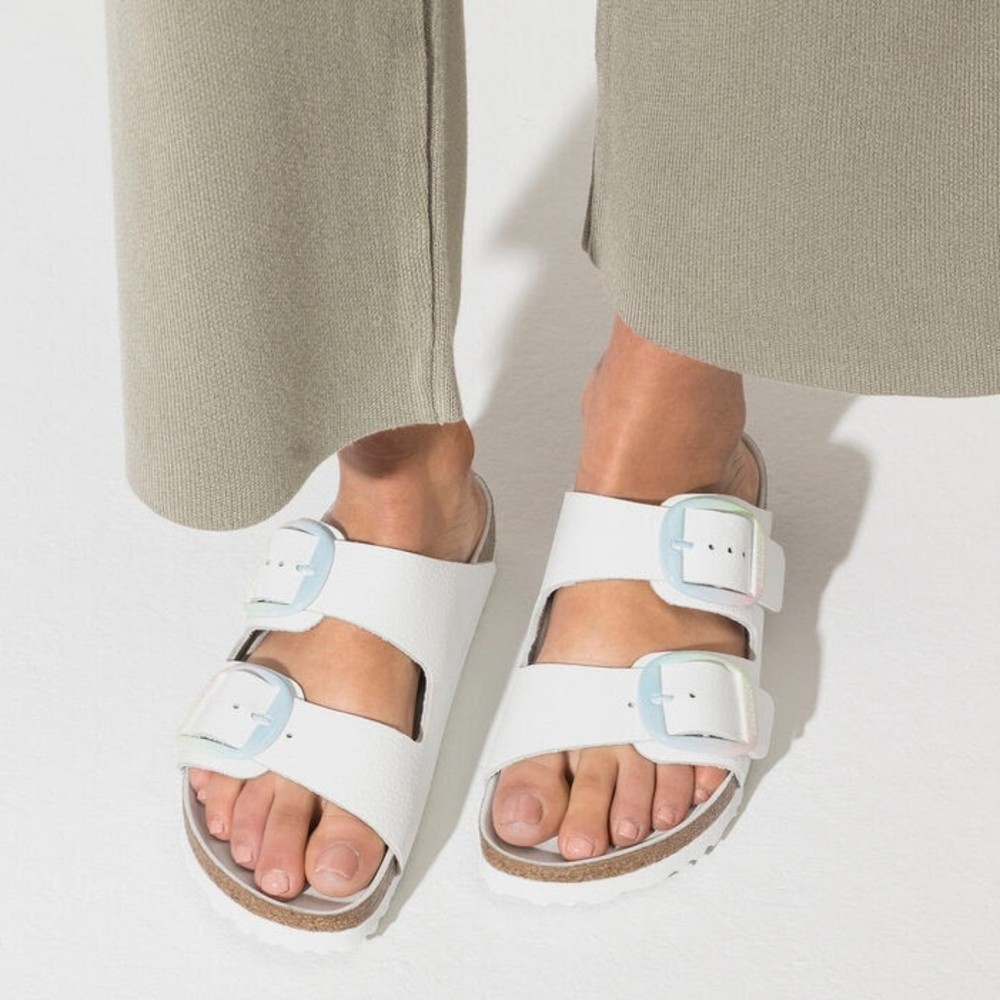 RARE Birkenstock Arizona Big Buckle Rainbow Pastel Ombre Sandals